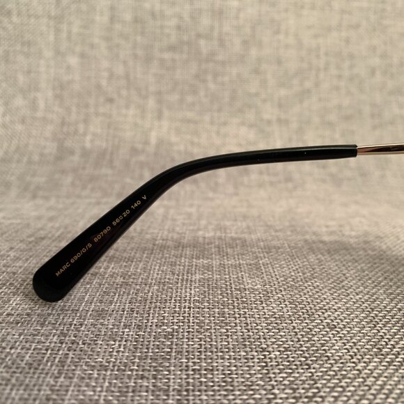 MARC JACOBS Marc 690/G/S 8079O  Black/ Gold  NWTs main image 2